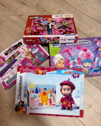 vestiti 5-6 anni e giochi bambina