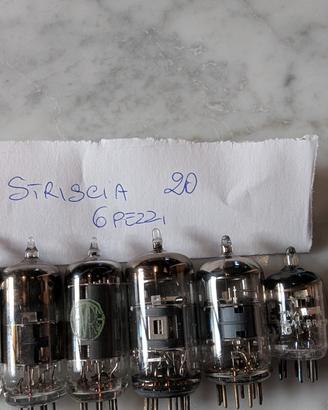 valvole per radio TV amplificatori d'epoca