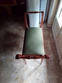 Sedia in mogano stile vittoriano