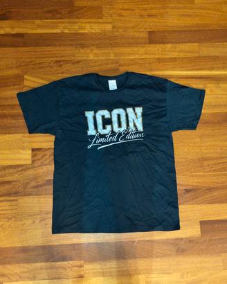 T-shirt nera nuova – 100% cotone