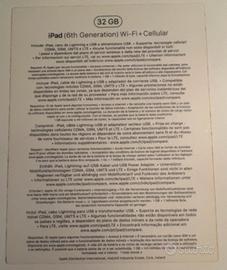 Ipad 6th Generation 32gb (funzionante)
