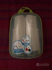 Rete da ping pong con custodia porta racchette