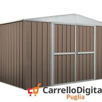 Box in lamiera di Acciaio 360x260cm 9mq tortora