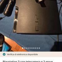 playstation 3 con move controller  e telecamera 