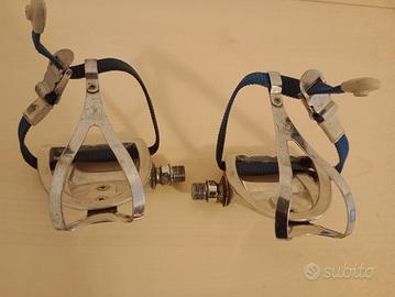 pedali campagnolo con gabbiette per eroica 