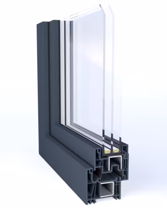 infissi in pvc bianco massa