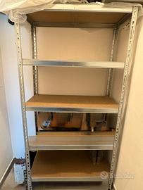 Scaffale 5 ripiani in legno