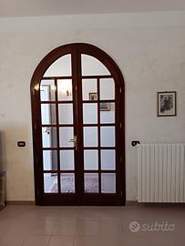 Porta arco legno massello iroko