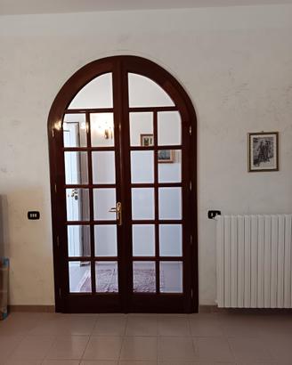 Porta arco legno massello iroko