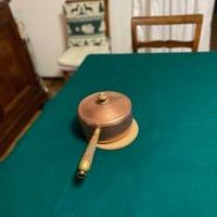 Casserula con coperchio in rame