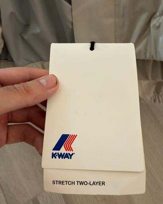 kway invernale antipioggia con capouccio taglia xl