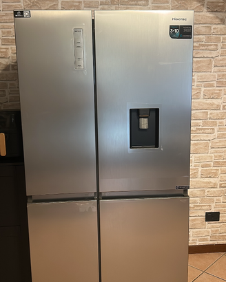 Frigorifero HiSense side by side classe E Inox