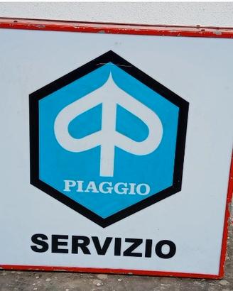 insegna piaggio Bifacciale 