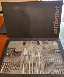 Sambonet servizio posate 72 pz Acciaio Inox-Dream