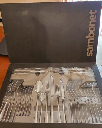 Sambonet servizio posate 72 pz Acciaio Inox-Dream