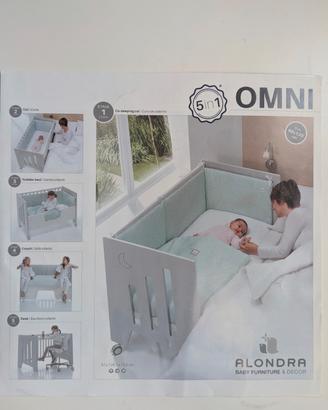 Culla/lettino evolutivo 5 in 1 OMNI – Alondra 