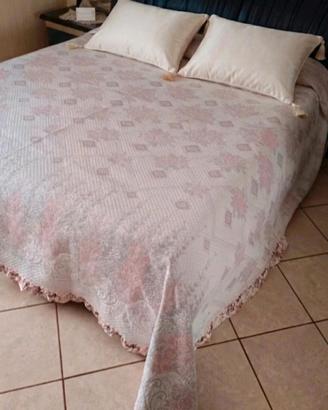 coperta matrimoniale cotone jacquard double face