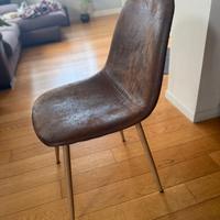 4 sedie effetto anticato