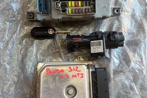 kit chiave completo fiat panda 312 1.3mtj