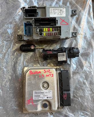 kit chiave completo fiat panda 312 1.3mtj