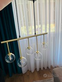 Lampada a sospensione in vetro