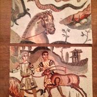 Cartoline mosaici Villa Romana Piazza Armerina 