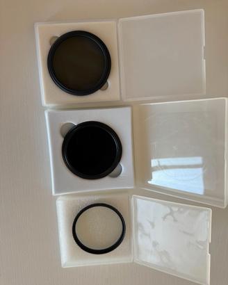 Kit filtri fotografici 67mm ND variabili con custo