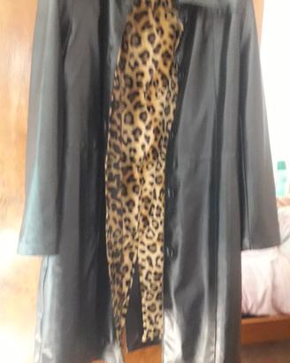 Giubbotto lungo Similpelle