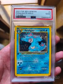 CARTA POKEMON FERALIGTR PRIMA EDIZIONE 