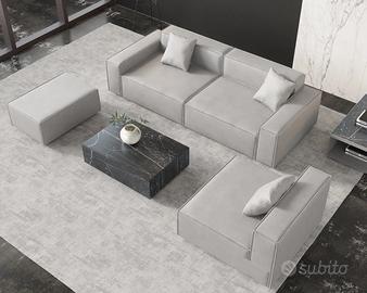 Divano lineare lussuoso