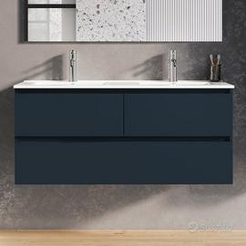  mobile sospeso per doppio lavabo bagno 