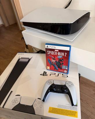 PlayStation 5 con lettore disco + Spiderman 2