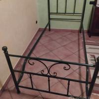 letto singolo in ferro battuto 