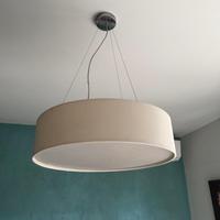 Lampadario in tessuto