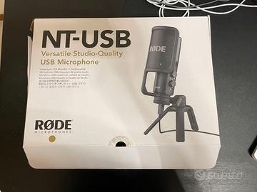 Microfono Rode RØDE NT-USB Gaming con asta mic