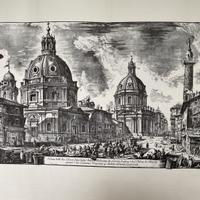 Piranesi- Chiese vicine colonna Traiana