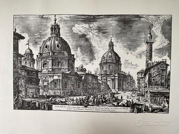 Piranesi- Chiese vicine colonna Traiana