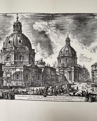 Piranesi- Chiese vicine colonna Traiana