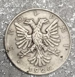 Albania,1/2 lek 1926