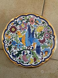 Piatto decorativo artigianale Sevillarte