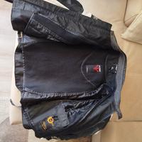 Giubbotto moto di pelle 