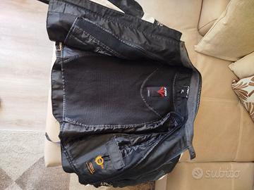 Giubbotto moto di pelle 