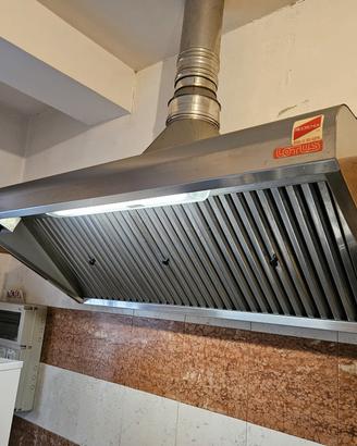 cappa in acciaio inox 