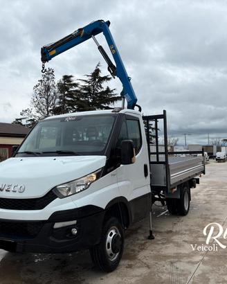 IVECO T. DAILY 35-130 CASSONE FISSO + GRU DN 3.6