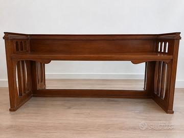 Alzatina in legno con specchio