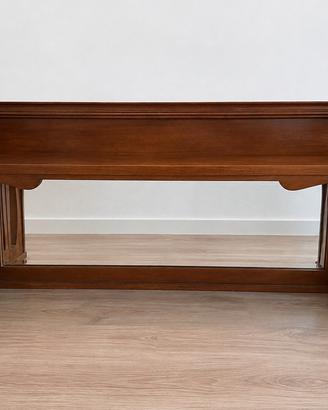 Alzatina in legno con specchio