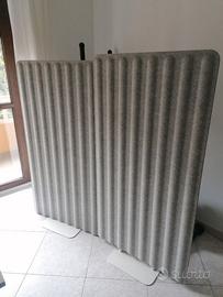 2 Pannelli divisori Ikea Eilif grigi