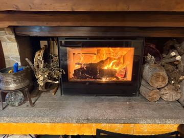 Inserto a legna / Termocamino MCZ Qubo 80 (9,5 kW)