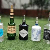 Dosatore sapone artigianale con bottiglie riciclat