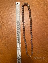 Collana di agata naturale